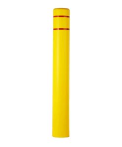 黄色R-7120塑料护柱盖上红色反光条