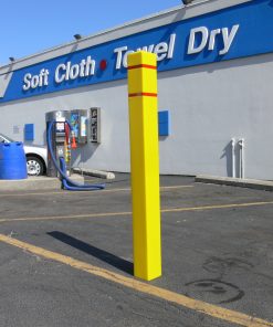 R-7140塑料柱床盖在洗车停车场