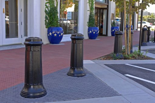R-7520装饰柱布保护人行道和店面