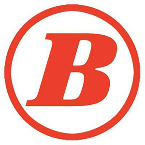 自行车杂志的标志是一个大写的B在红色的圆圈里