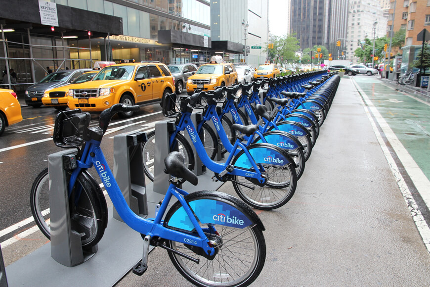 纽约自行车共享站促进美国自行车文化