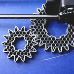 3D打印机创建了正齿轮的原型