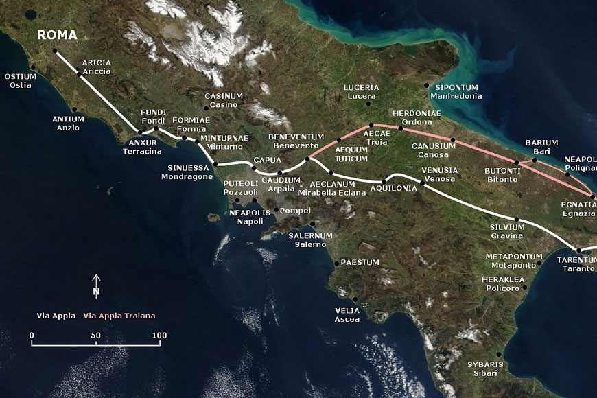 罗马帝国建设长路图
